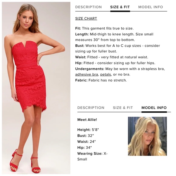 Adeyln Rae Lace Strapless Dress in Rose Pink - Picture 2 of 14